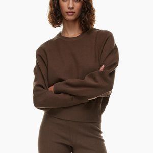 NWT Aritzia Vortex Sweater Small Cocoa Bean